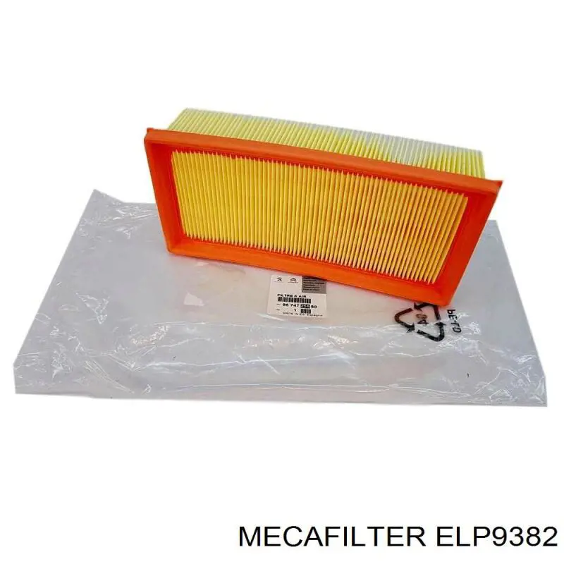 Елемент повітряного фільтра Mecafilter ELP9382 ціна, від 6.62 USD