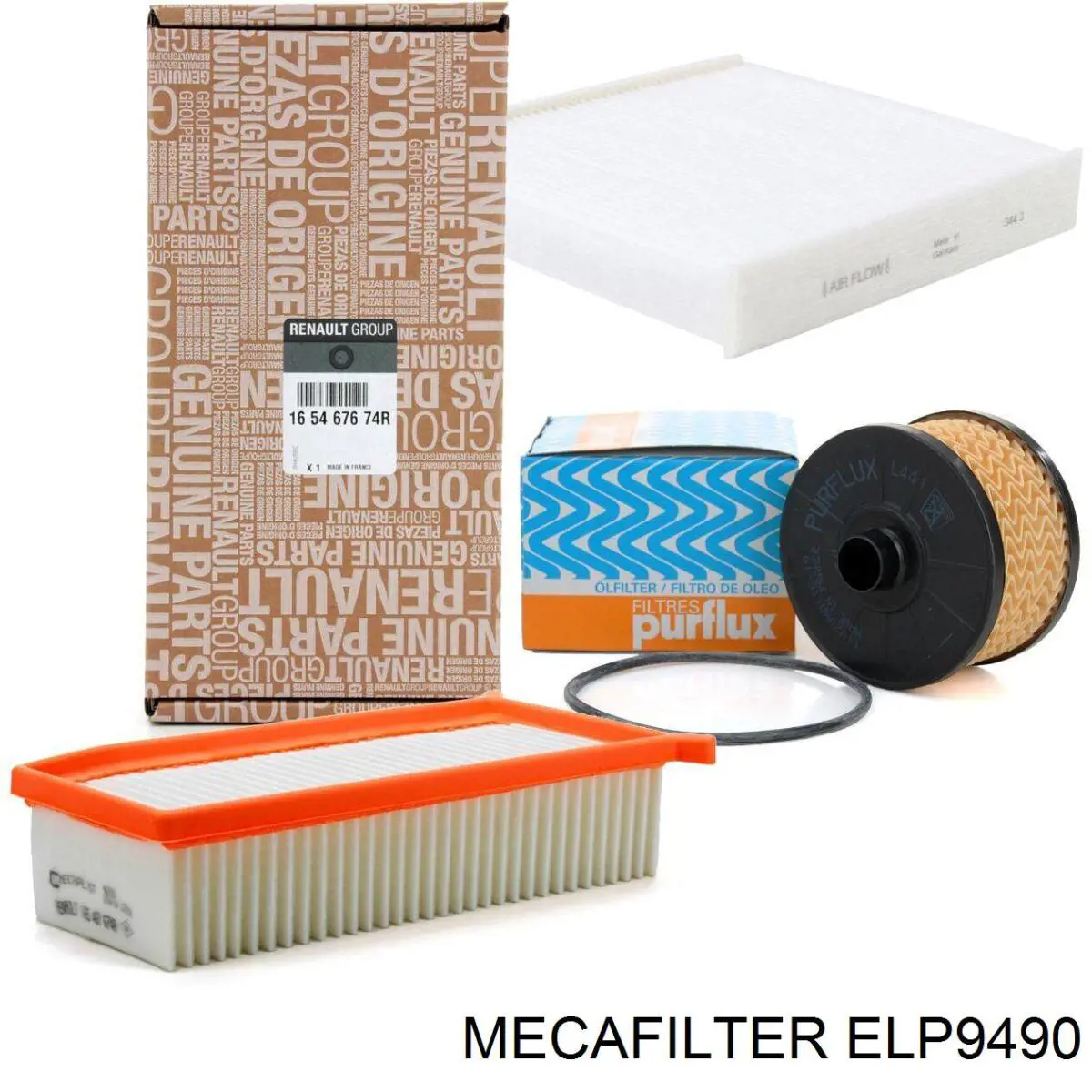 ELP9490 Mecafilter Повітряний фільтр двигуна