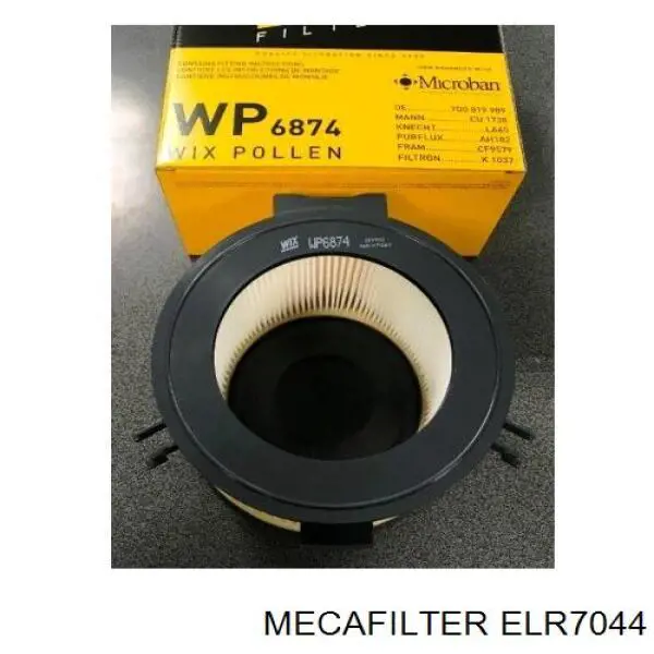 Фільтр повітряний обігрівача Mecafilter ELR7044 ціна, від 7.60 USD