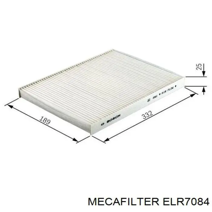 ELR7084 Mecafilter Внутрішньосалонний фільтр