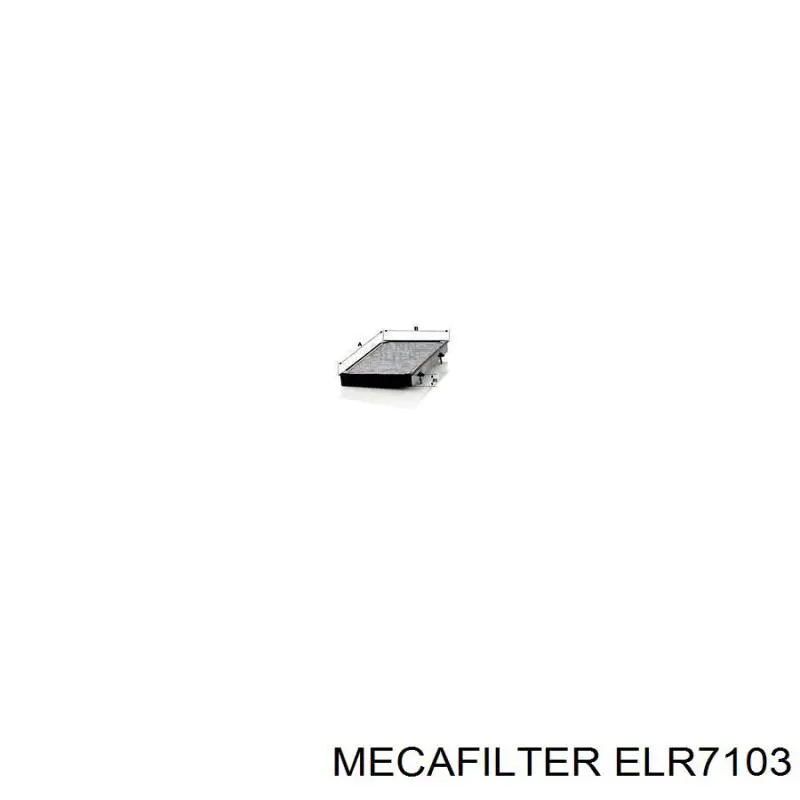 Повітряний фільтр салону Mecafilter ELR7103