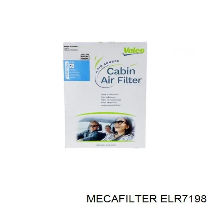 Фільтр салону ELR7198 Mecafilter