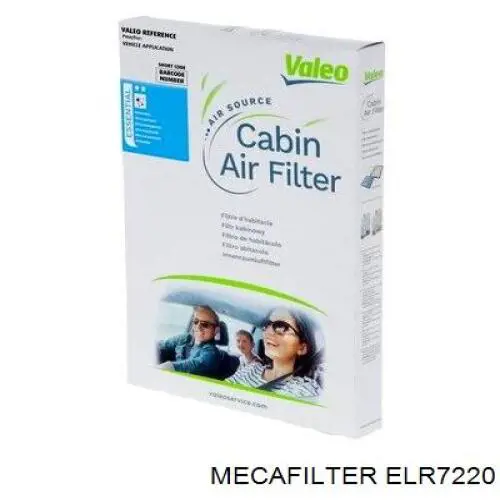 Купити ELR7220 Mecafilter Фільтр салону вугільний