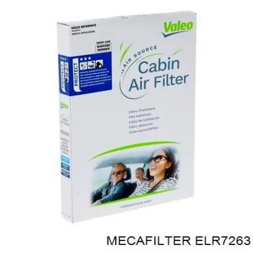 Купити ELR7263 Mecafilter Фільтр салону вугільний
