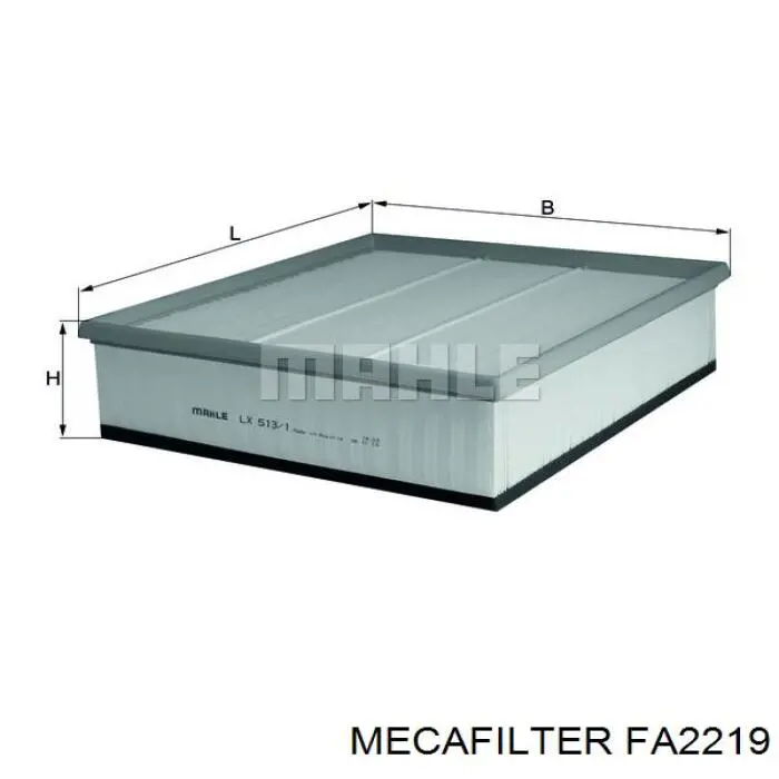 FA2219 Mecafilter фільтр повітряний
