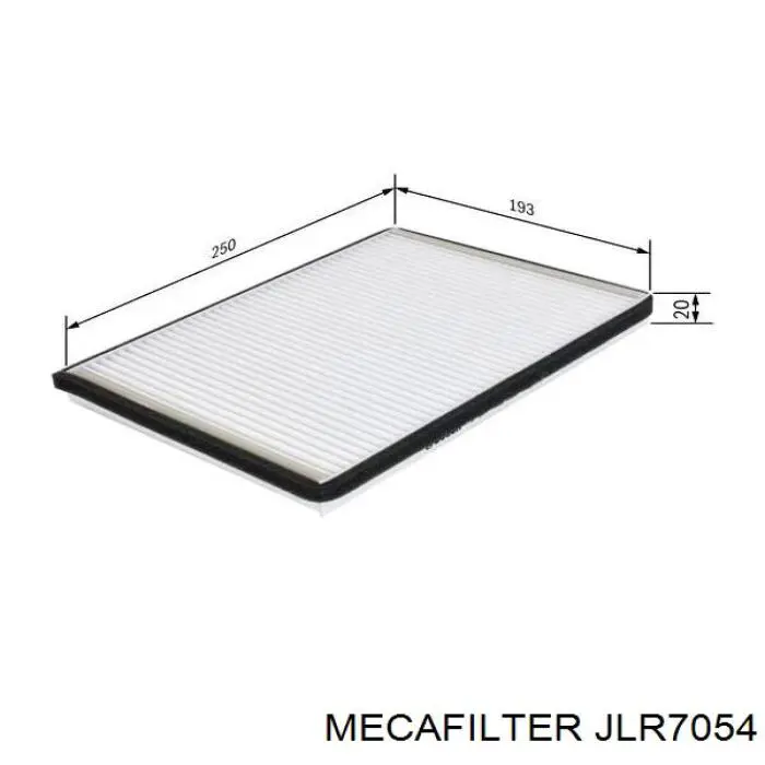JLR7054 Mecafilter фільтр салону