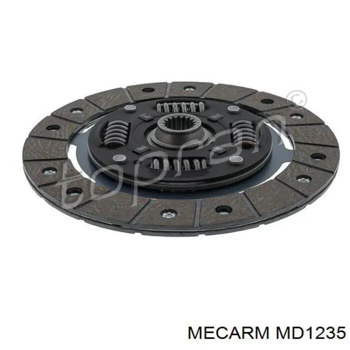 Диск зчеплення MD1235 Mecarm