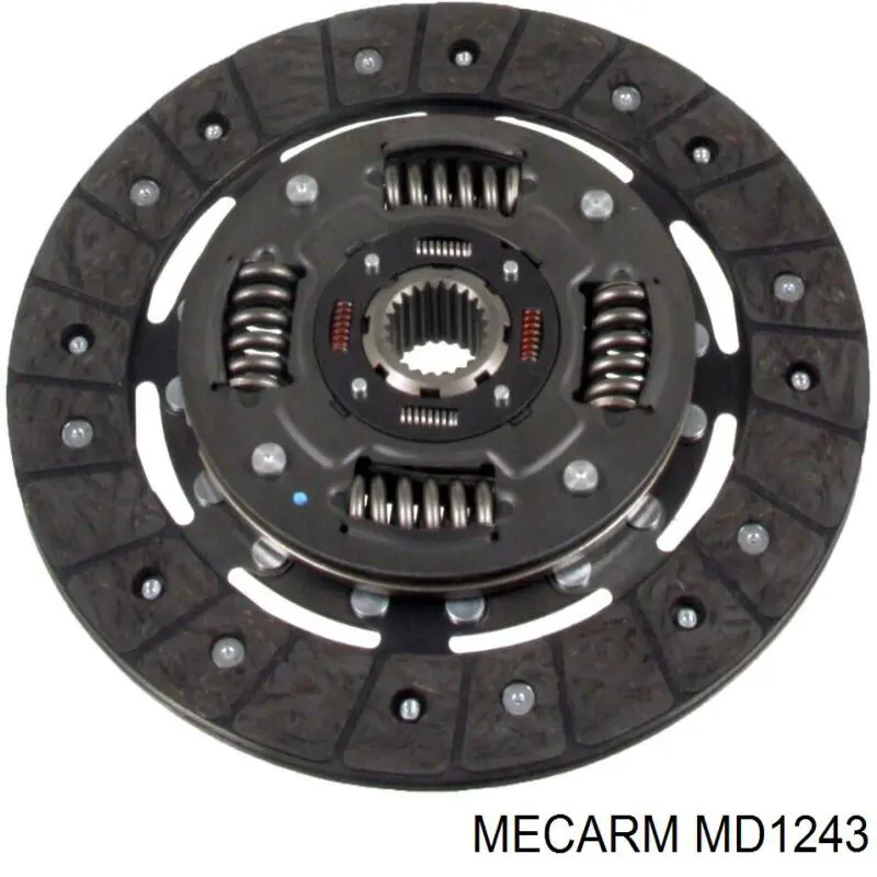 Диск зчеплення MD1243 Mecarm