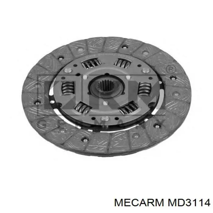 Диск зчеплення MD3114 Mecarm