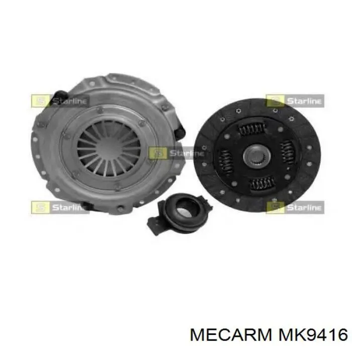 MK9416 Mecarm комплект зчеплення (3 частини)