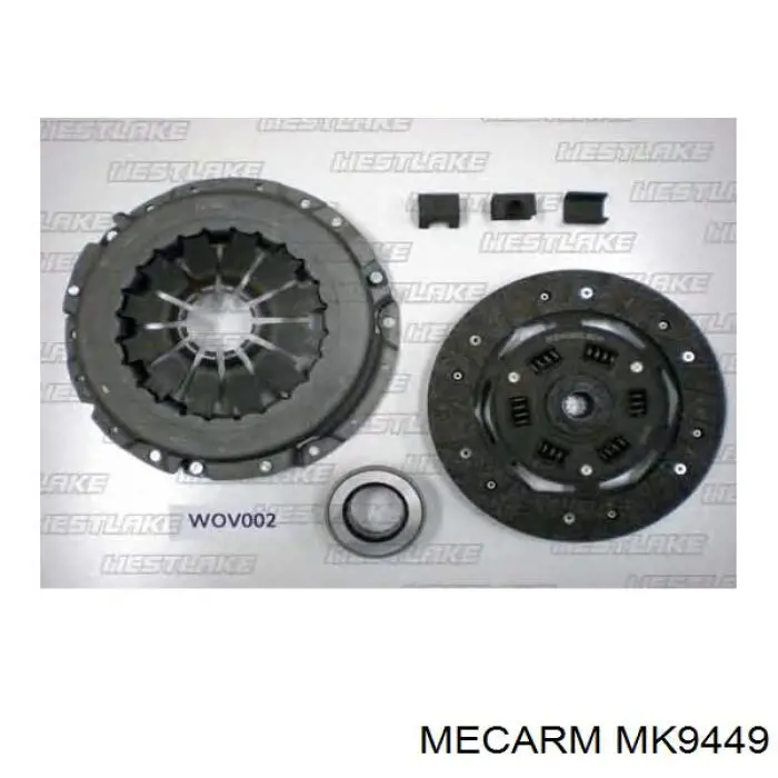 MK9449 Mecarm комплект зчеплення (3 частини)