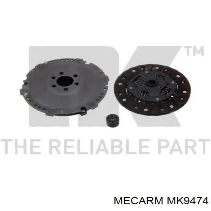 Комплект зчеплення (3 частини) Mecarm MK9474 ціна, від 75.09 USD