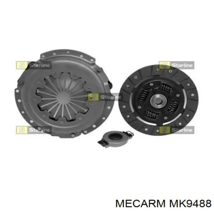 MK9488 Mecarm комплект зчеплення (3 частини)