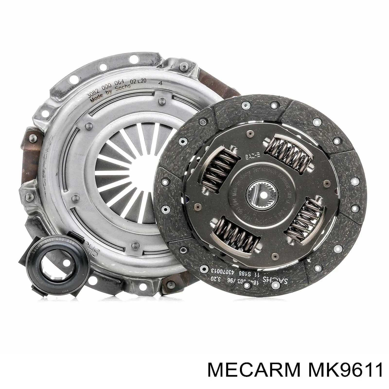 MK9611 Mecarm комплект зчеплення (3 частини)