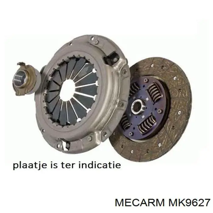 MK9627 Mecarm комплект зчеплення (3 частини)