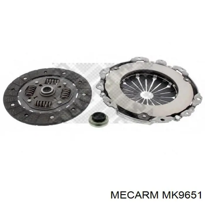 Купити MK9651 Mecarm Комплект зчеплення (диск, корзина, підшипник)