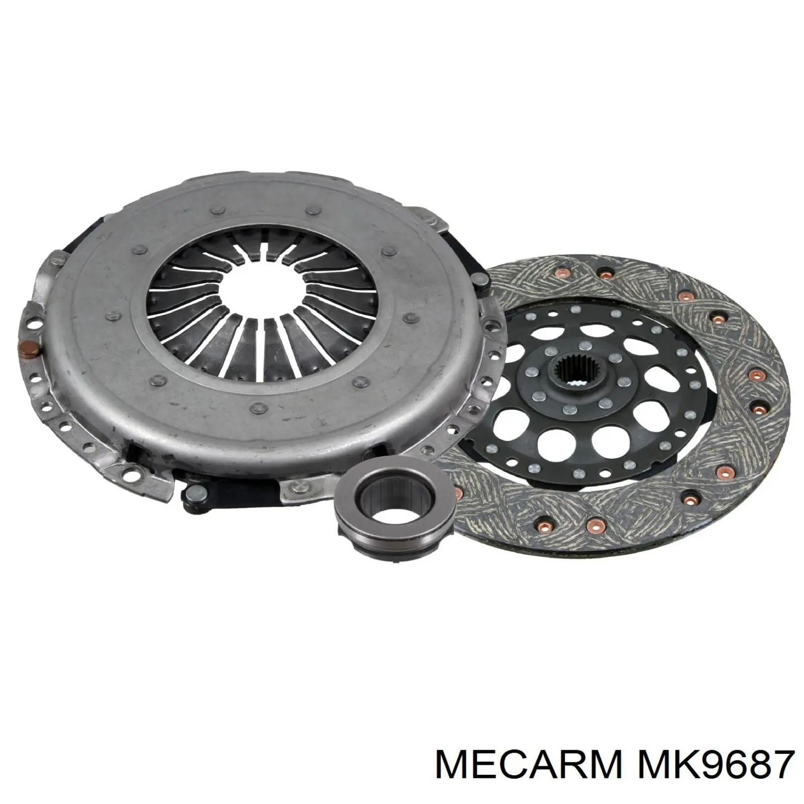 MK9687 Mecarm комплект зчеплення (3 частини)