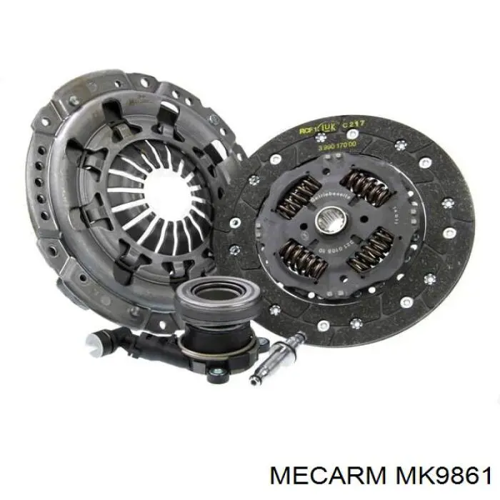 Комплект зчеплення (3 частини) Mecarm MK9861 ціна, від 134.28 USD