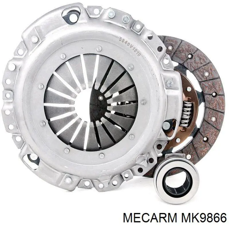 Комплект зчеплення (3 частини) Mecarm MK9866 ціна, від 96.21 USD