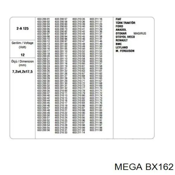 BX182 REMA-PARTS щітка генератора