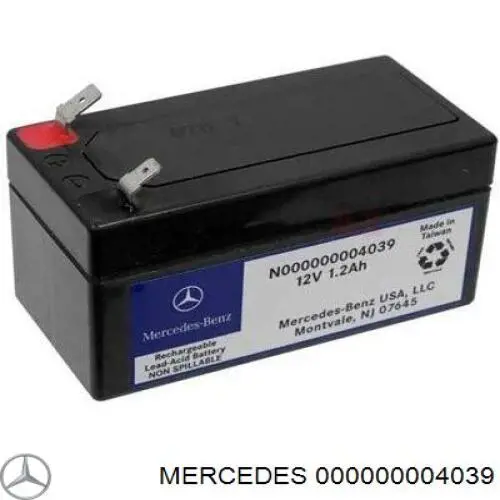 Батарея акумуляторна Mercedes A000000004039 ціна, від 43.77 USD