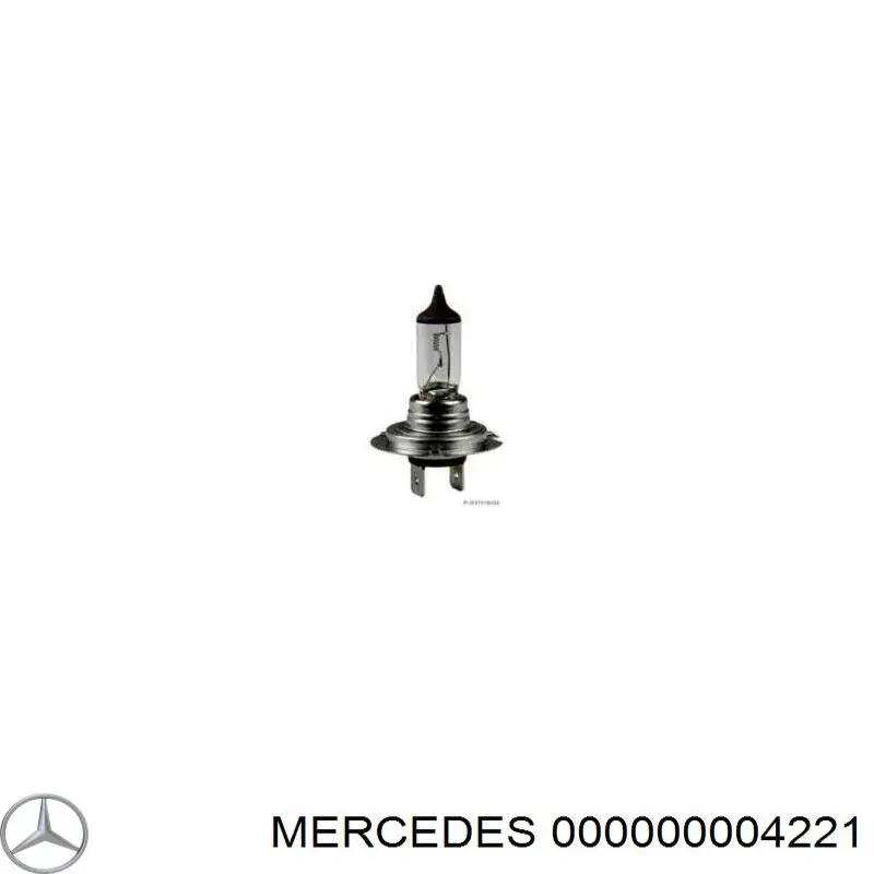 000000004221 Mercedes лампочка галогенна