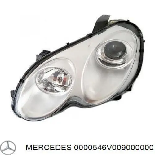 Ручка передньої двері внутрішня права 0000546V009000000 Mercedes