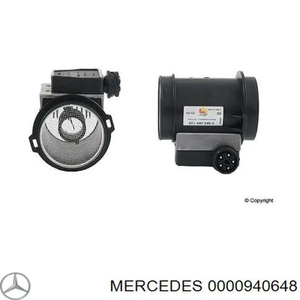 Датчик масової витрати повітря Mercedes A0280213018 ціна, від 1058.44 USD