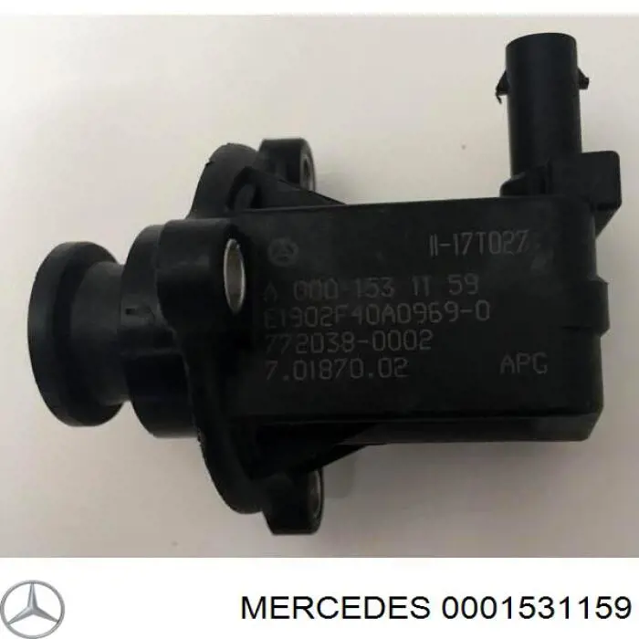0001531159 Mercedes клапан рециркуляції надувного повітря турбіни