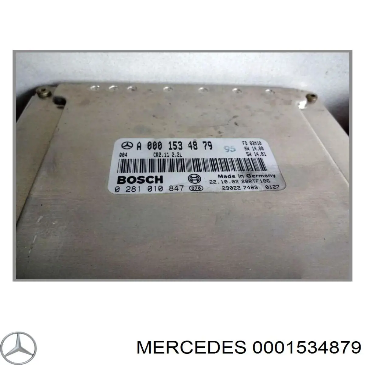 Модуль (блок) керування (ЕБУ) двигуном 0001534879 Mercedes