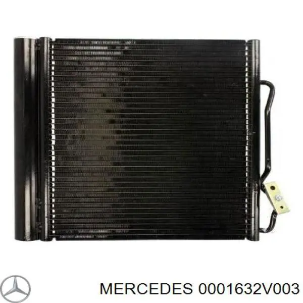 Конденсатор кондиціонера Mercedes 0001632V003 ціна, від 83.28 USD