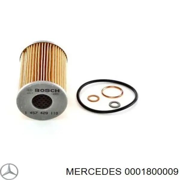 0001800009 Mercedes фільтр масляний
