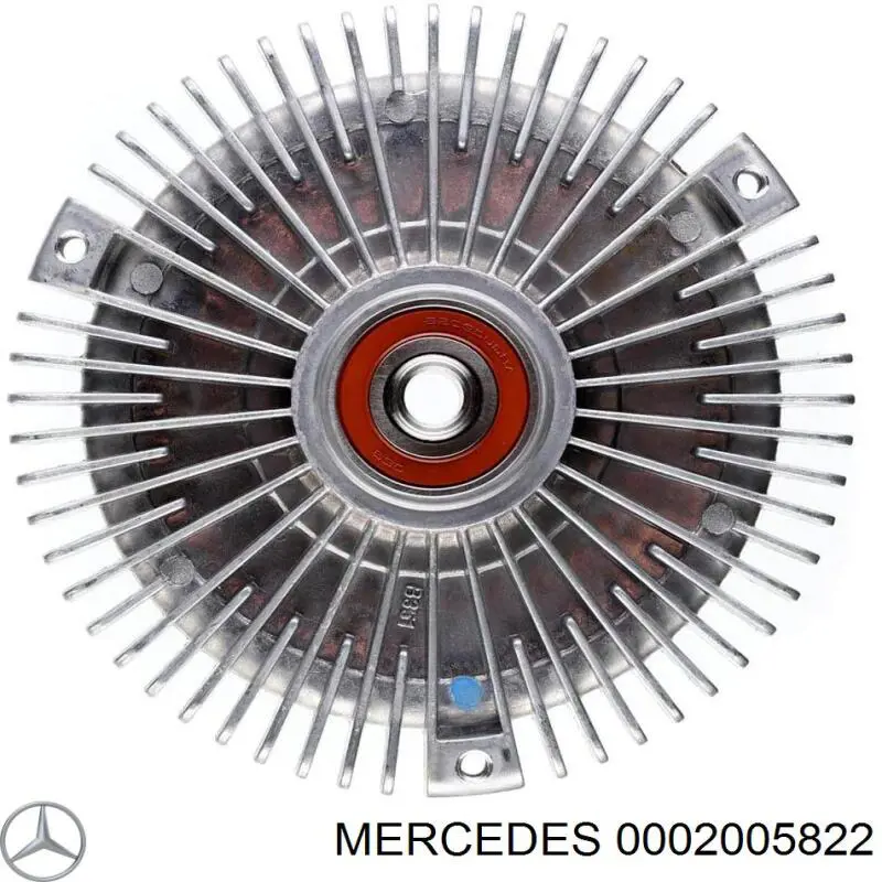 0002005822 Mercedes вискомуфта, вязкостная муфта вентилятора охолодження