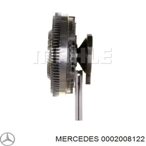 Вискомуфта, вязкостная муфта вентилятора охолодження 0002008122 Mercedes