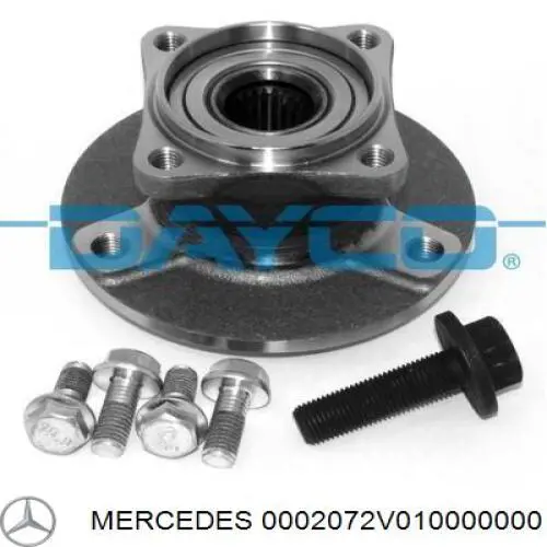 Маточини задніх коліс Mercedes 0002072V010000000 ціна, від 59.67 USD