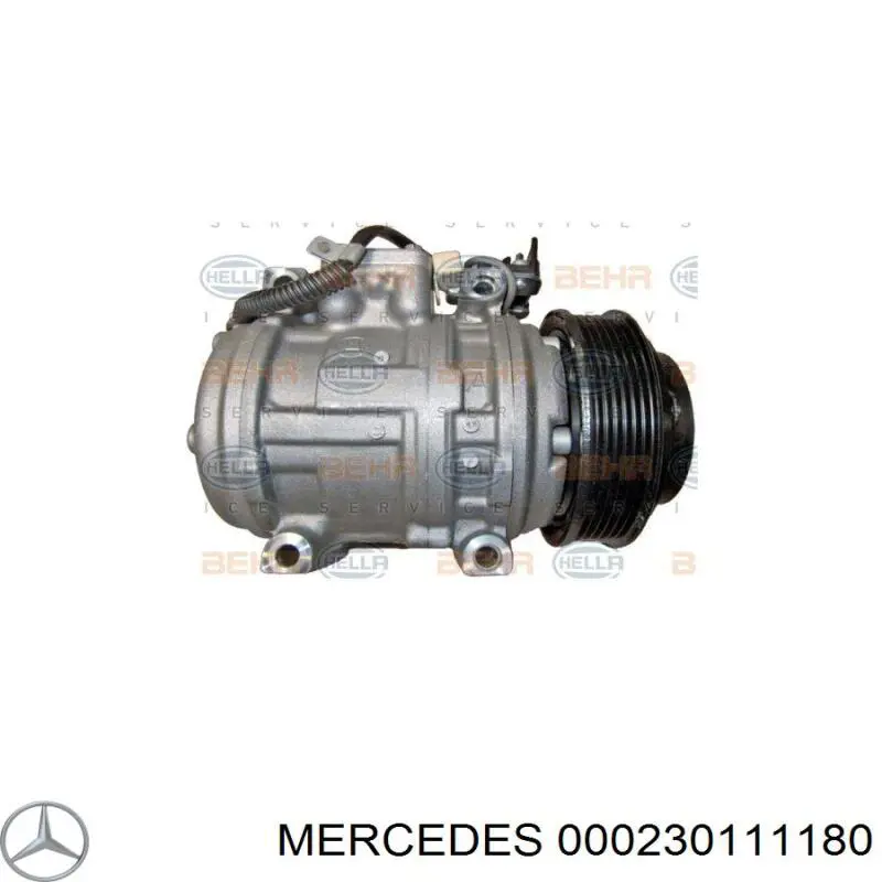 Компресор кондиціонера 000230111180 Mercedes