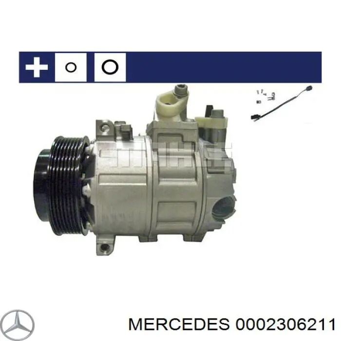 0002306211 Mercedes компресор кондиціонера