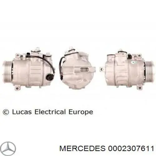 0002307611 Mercedes компресор кондиціонера