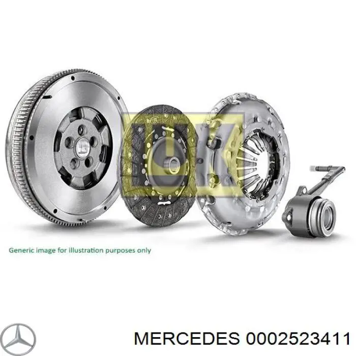 0002523311 Mercedes корзина зчеплення