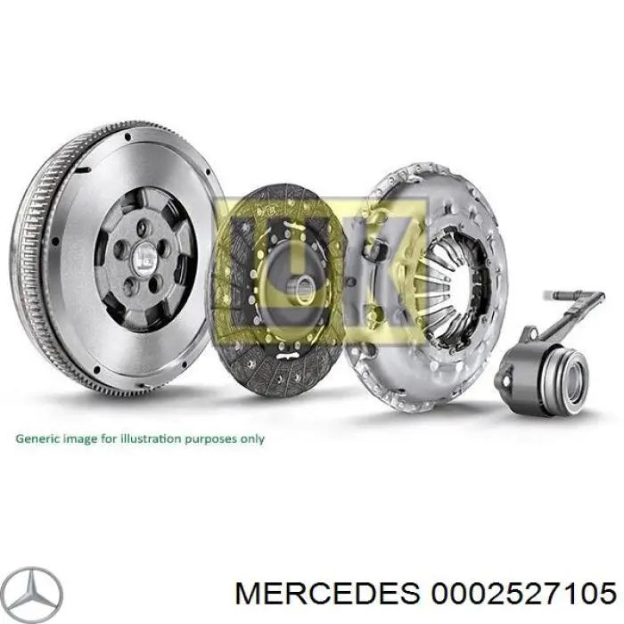 0002527105 Mercedes диск зчеплення
