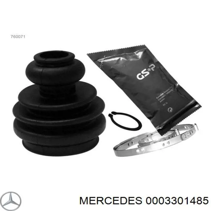 0003301485 Mercedes пильник шруса внутрішній, передній піввісі