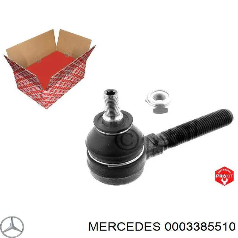 Накінечник поперечної рульової тяги 0003385510 Mercedes