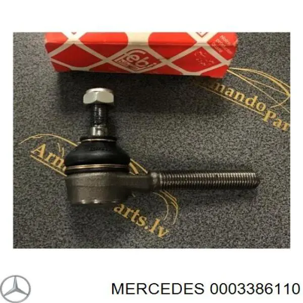 Накінечник рульової тяги, внутрішній, лівий 0003386110 Mercedes