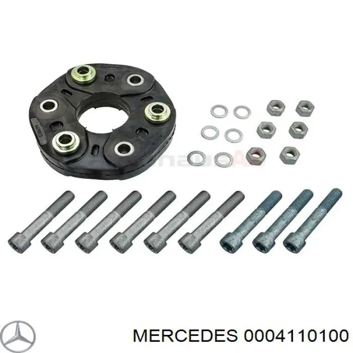 Муфта еластична карданного вала Mercedes 4110100 ціна, від 88.17 USD