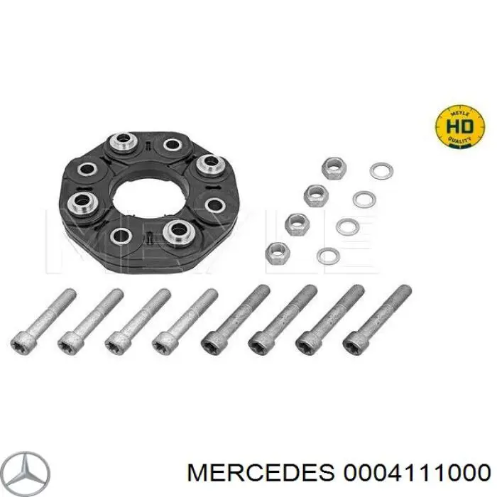 0004111000 Mercedes муфта кардана еластична, задня