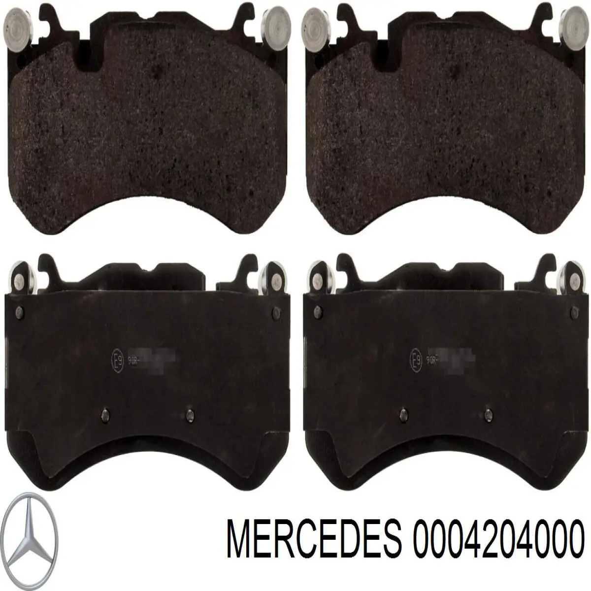 Гальмівні колодки Mercedes A0074200820 ціна, від 113.69 USD