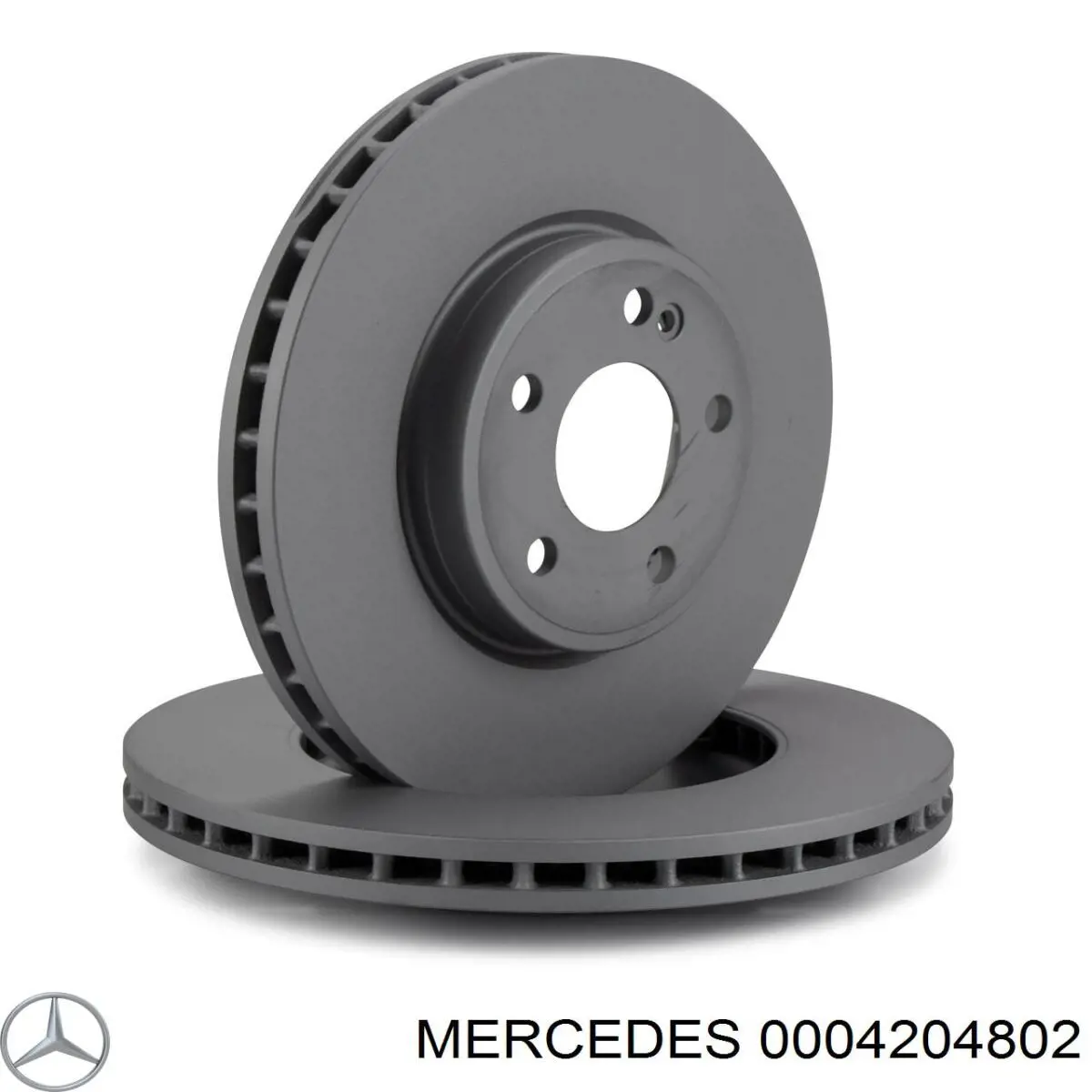 0004204802 Mercedes колодки гальмівні передні, дискові