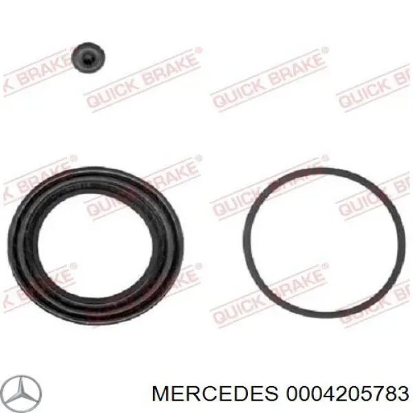 Купити A0004205783 Mercedes Супорт гальмівний передній лівий