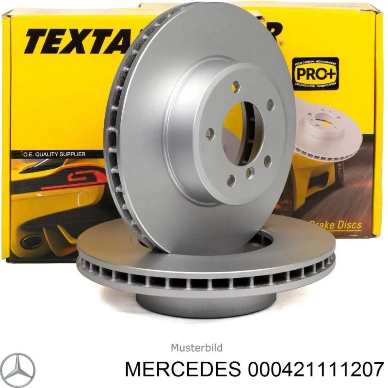 000421111207 Mercedes диск гальмівний передній