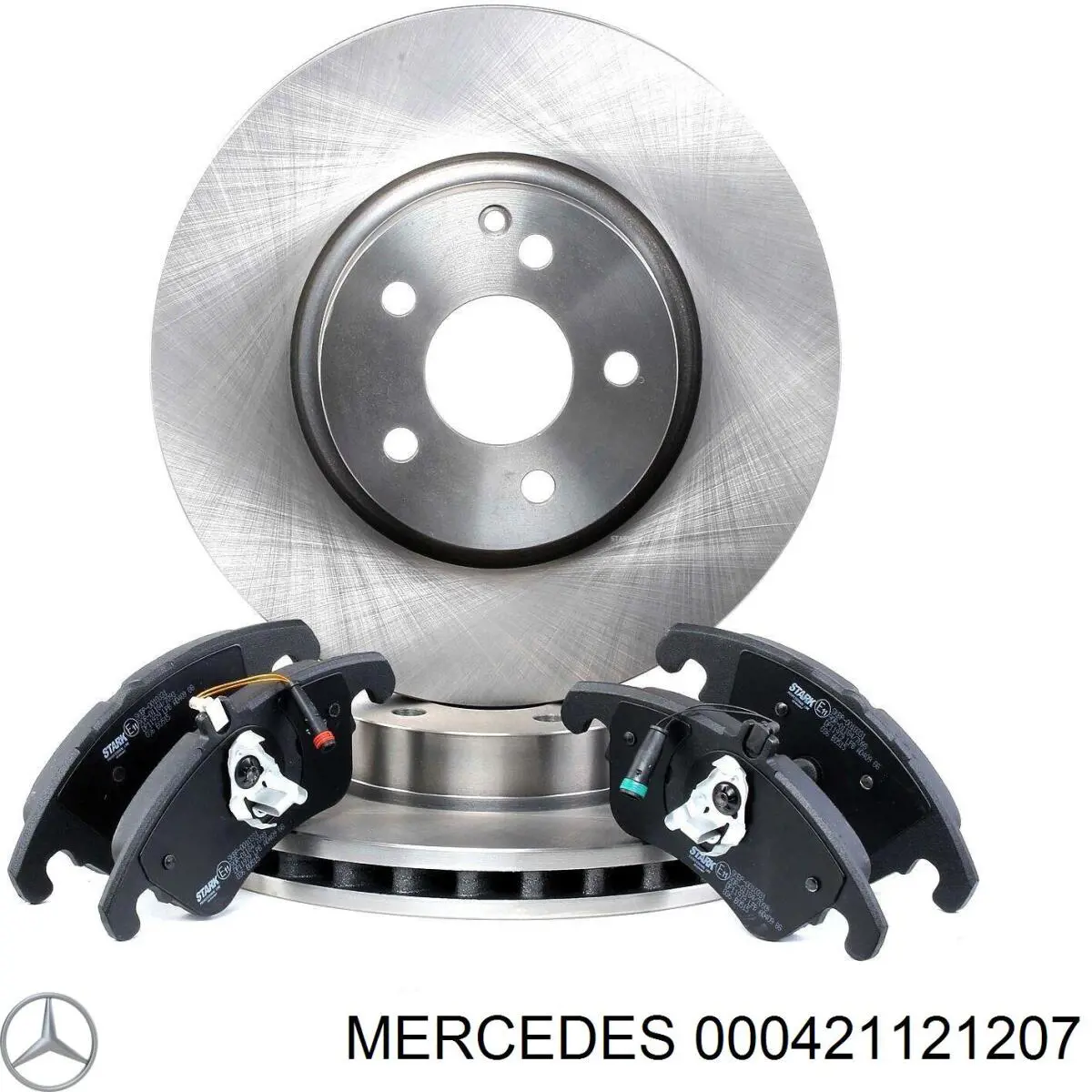 000421121207 Mercedes диск гальмівний передній